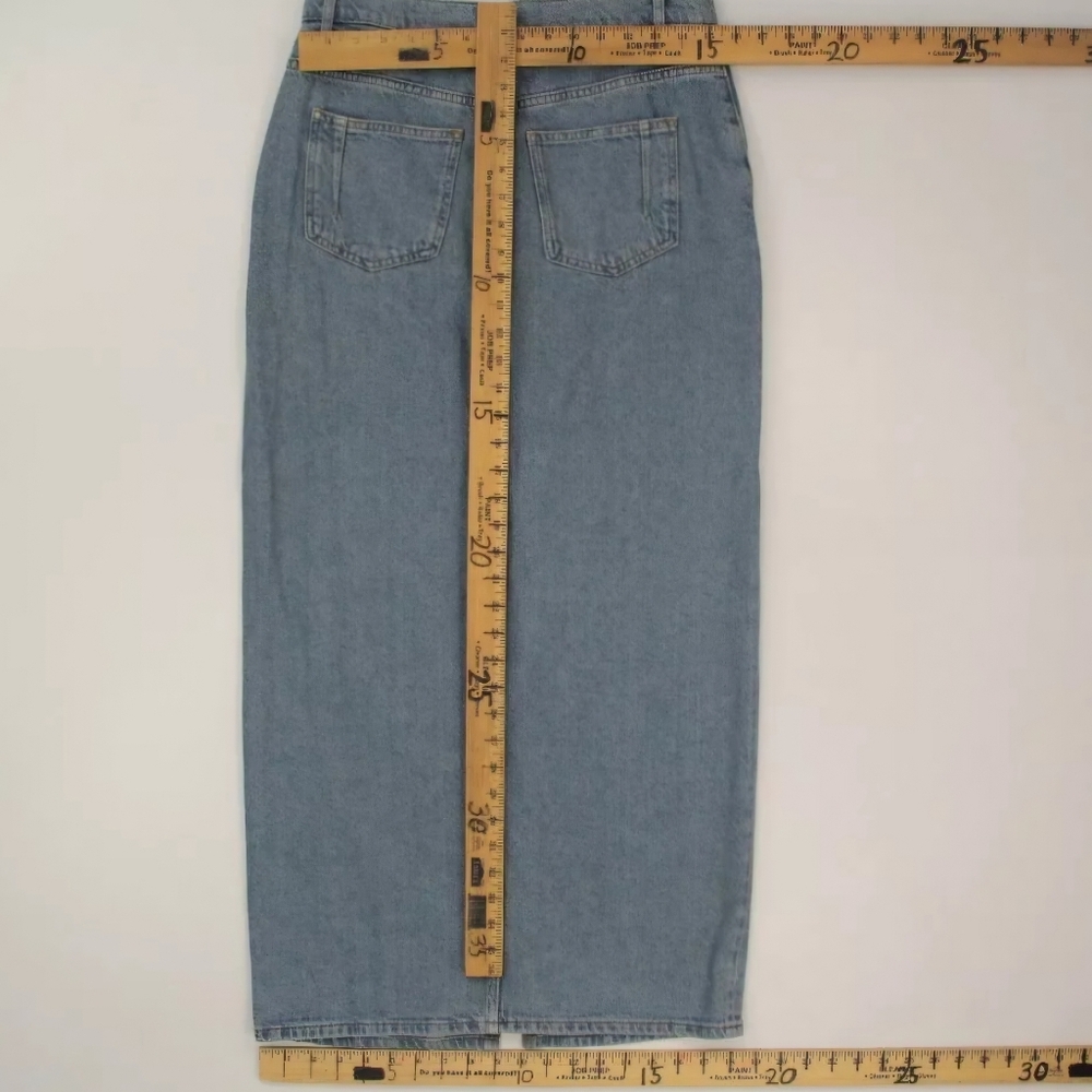 Derek Lam 10 Crosby Women's Sutton Vintage Long Denim Skirt Size 28 $295 NWT - Picture 9 of 9